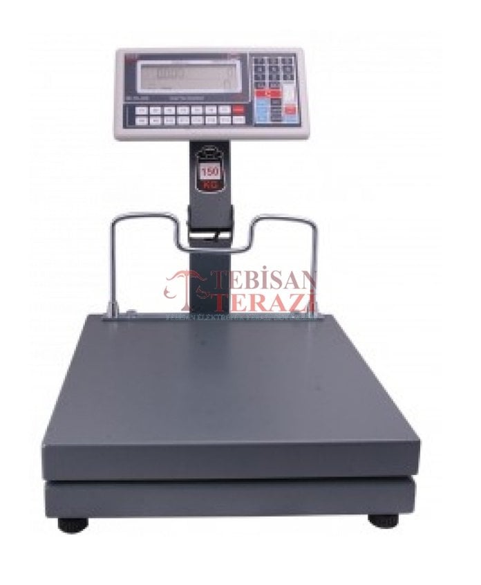 FH 150 KG 45  X 45 LCD KATLANIR BOYUN 150 KG X 20 / 50 GR FİYAT HESAPLAMALI BASKÜL
