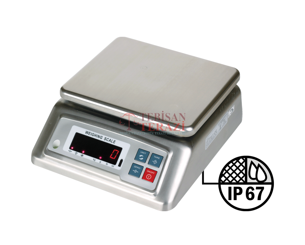 JZC 15 KG X 0,5 GR PASLANMAZ TERAZİ