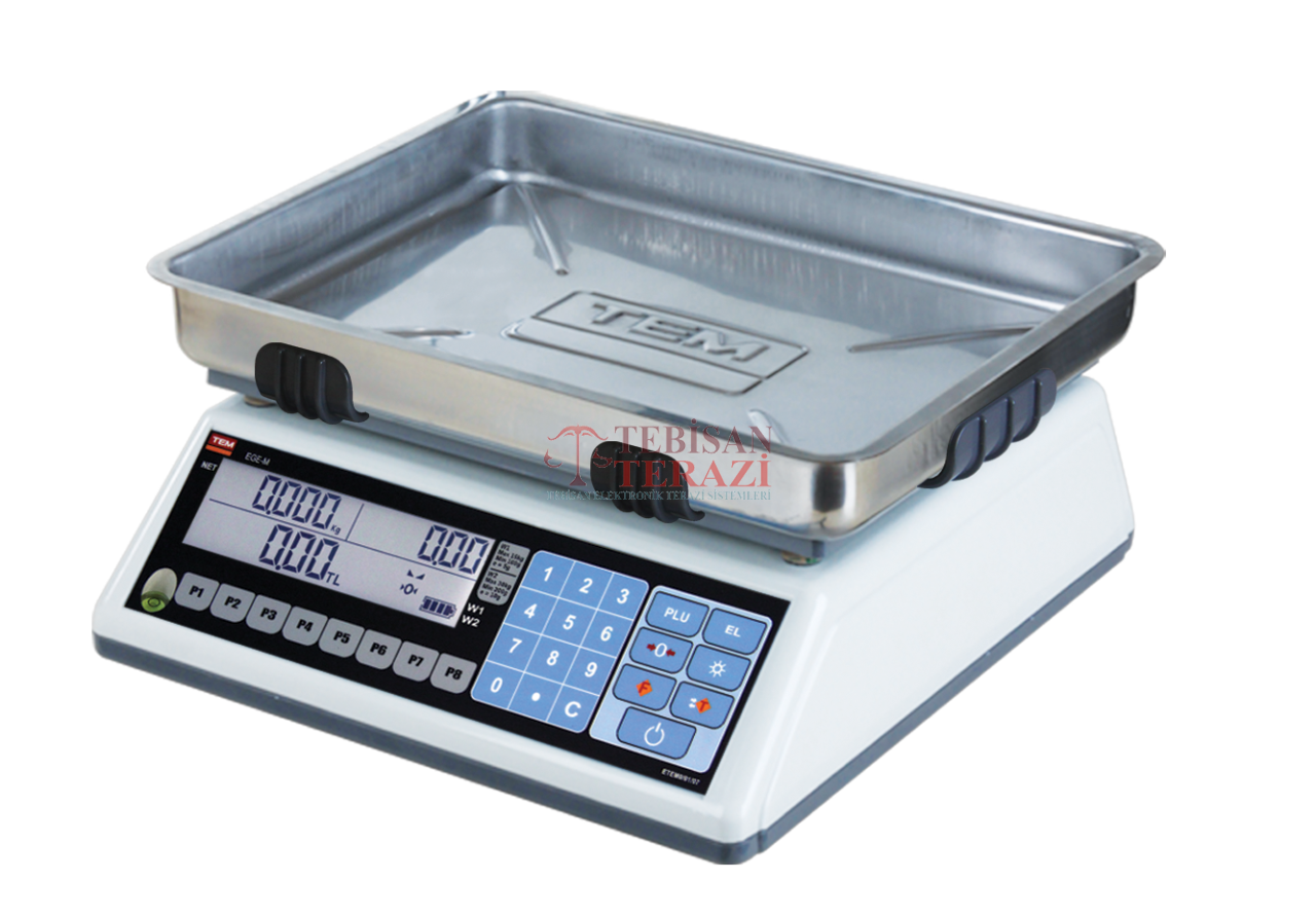 EGE LCD 60 KG X 10 / 20 GR FİYAT HESAPLAMALI TERAZİ