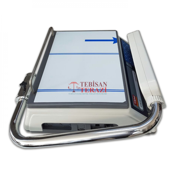 EGE LCD KATLANIR BOYUN 15 KG X 2 / 5 GR FİYAT HESAPLAMALI TERAZİ DÜZ KEFE