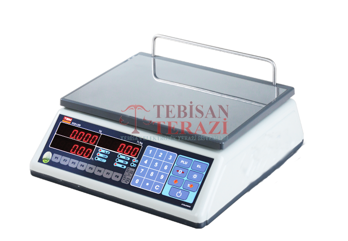 EGE LED 30 KG X 5 / 10 GR FİYAT HESAPLAMALI TERAZİ