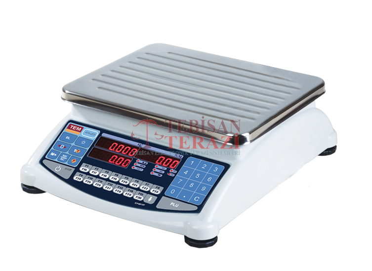 ATA LED 15 KG X 2 / 5 GR FİYAT HESAPLAMALI TERAZİ