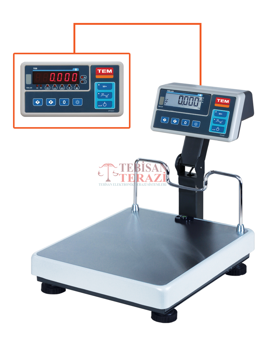 TEB LCD 35 X 40 150 KG X 20 / 50 GR TARTIM BASKÜLÜ