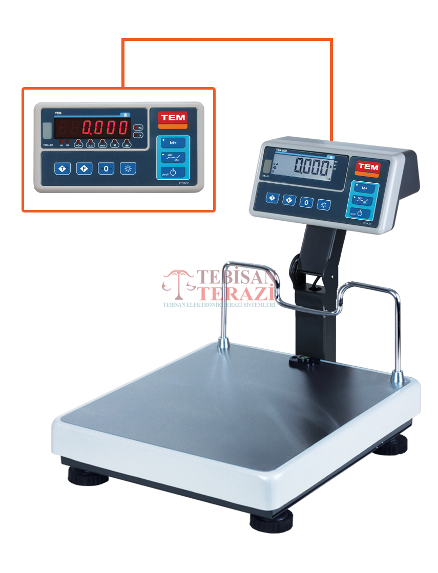 TEB LCD 45 X 45 150 KG X 20 / 50 GR TARTIM BASKÜLÜ