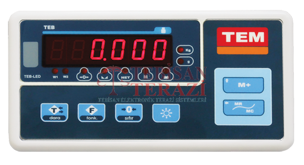 TEM TEB TARTIM İNDİKATÖRÜ LED  ( KIRMIZI )