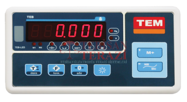 TEM TEB TARTIM İNDİKATÖRÜ LED  ( KIRMIZI )