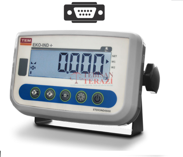 TEM EKO RS-232 TARTIM İNDİKATÖRÜ LCD ( SİYAH / BEYAZ )