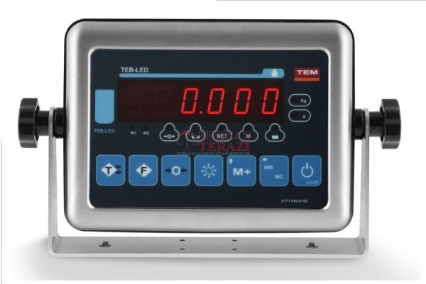 TEM TEB PASLANMAZ TARTIM İNDİKATÖRÜ LED  ( KIRMIZI )