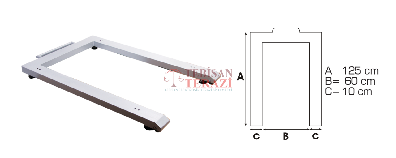 MLB U TİPİ 1500 KG X 500 GR 80 X 125 BASKÜL