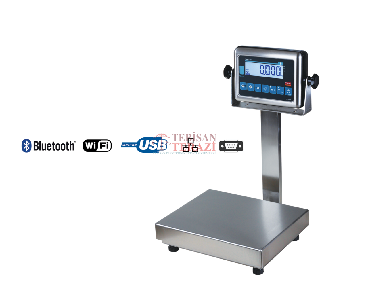 TEB 120 KG X 5 GR 28 X 35  PASLANMAZ TERAZİ