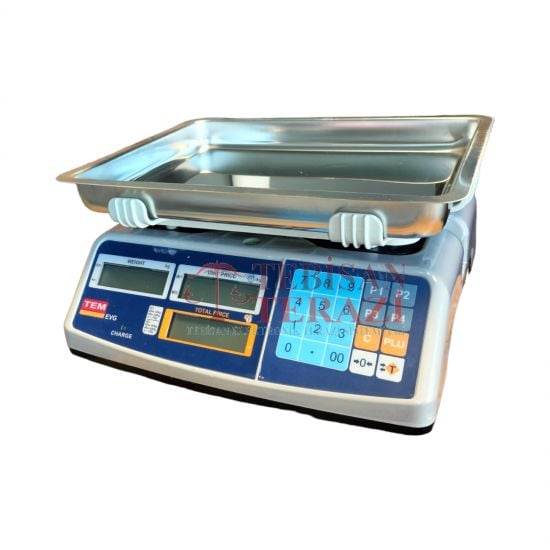 EVG-60 KG X 10 / 20 GR FİYAT HESAPLAMALI TERAZİ