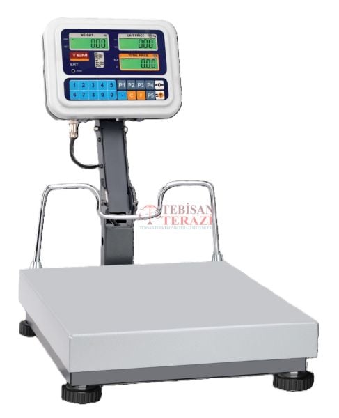 TEM ERT 35 X 40 LCD KATLANIR BOYUN 150 KG X 20 / 50 GR FİYAT HESAPLAMALI BASKÜL