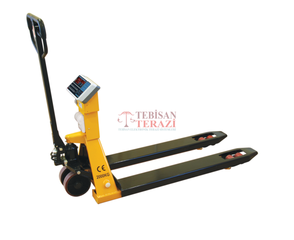 TEB 2000 KG X 1 GR YAZICILI TARTIM TRANSPALET BASKÜLÜ