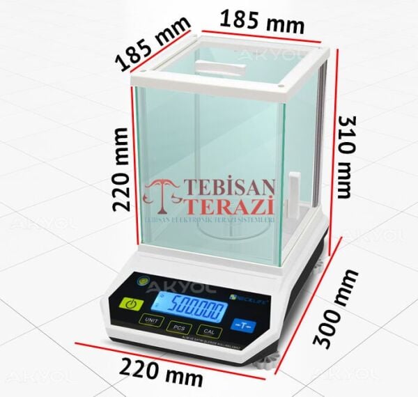 FLY-500 GR ( 0,001 GR / 1 Mg ) HASSAS TERAZİ