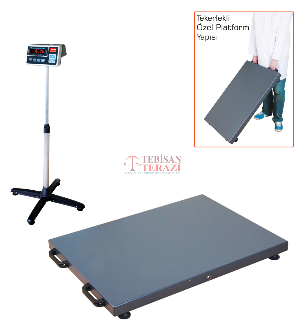 TEB 150 KG X 50 GR 65 X 95 VETERİNER BASKÜLÜ