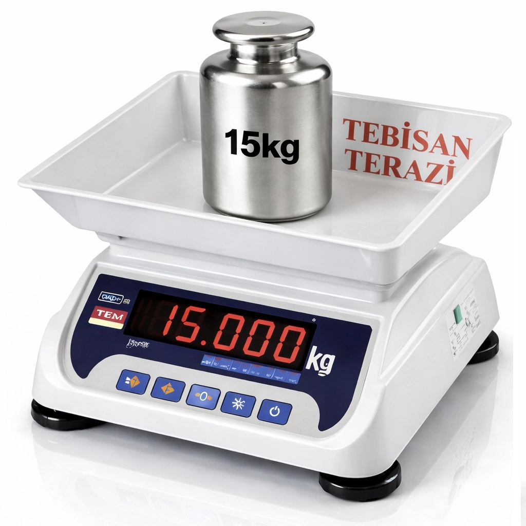 TEM EKO15 15KG 0,5GR TARTIM TERAZİSİ