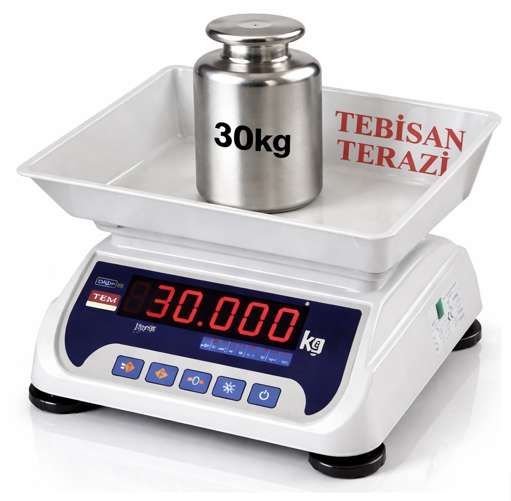TEM EKO30 30KG 1GR TARTIM TERAZİSİ