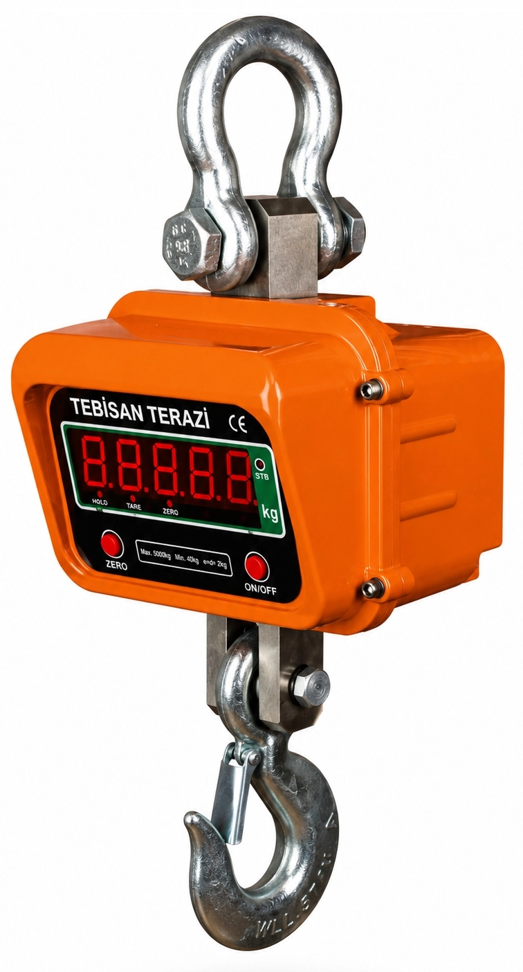 TEM VİNÇ BASKÜLÜ 3TON 1KG TARTIM CSH-SH