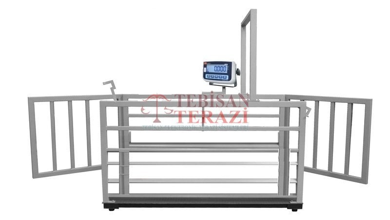 TEM CANLI HAYVAN BASKÜLÜ 1500KG 500GR 100x200 TARTIM EKO