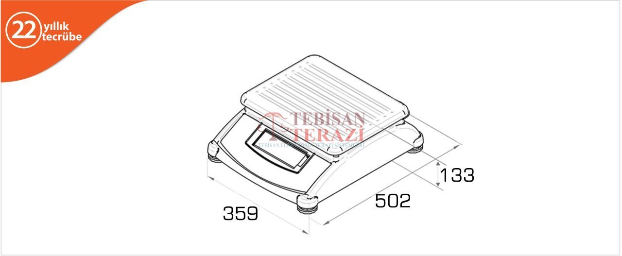 TEM ATA TB 120KG 5GR TARTIM TERAZİSİ