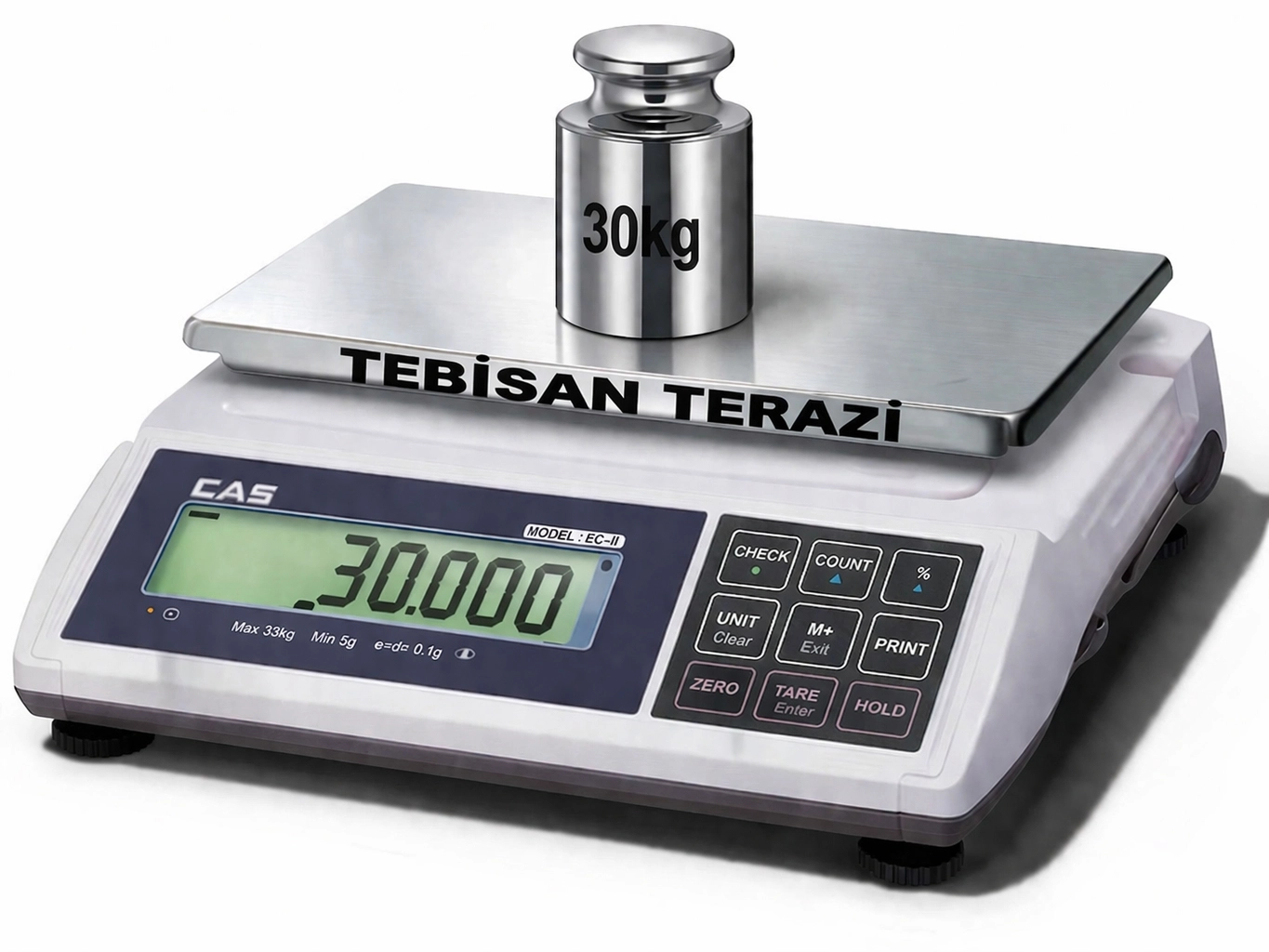 CAS ED-H 30KG 1GR TARTIM TERAZİSİ