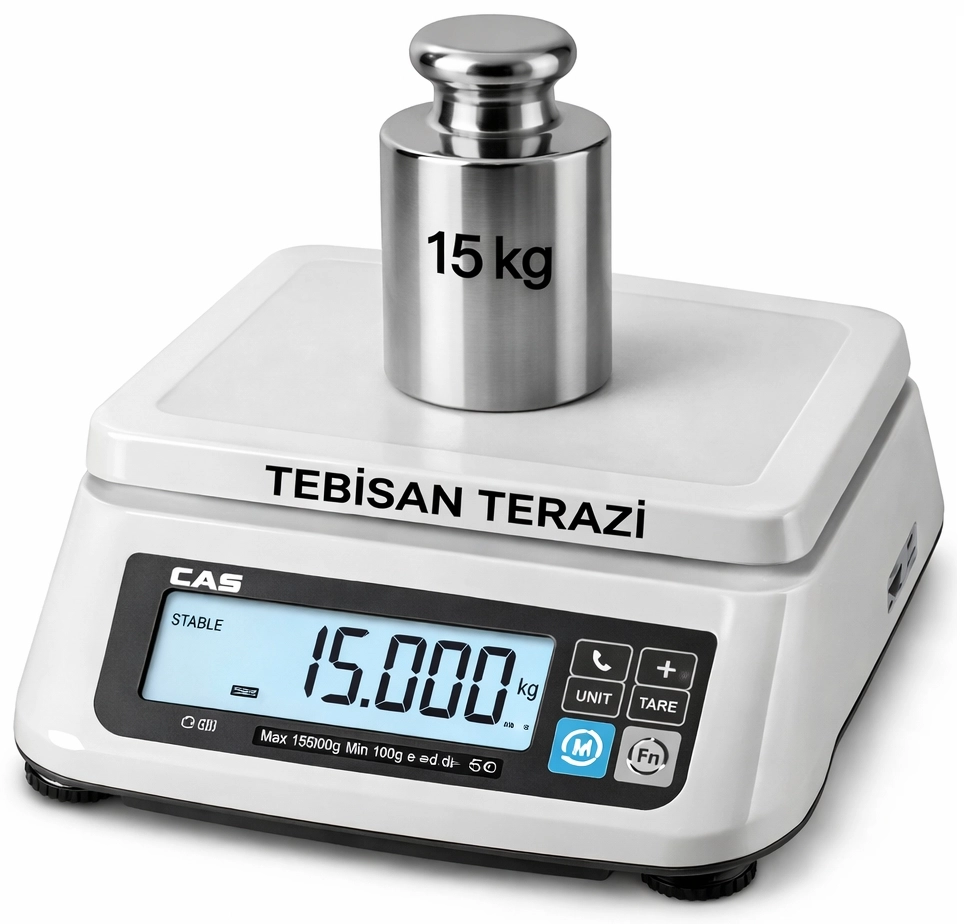 CAS SW2 15KG 0,5GR TARTIM TERAZİSİ