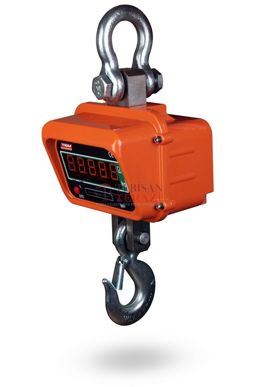 TEM VİNÇ BASKÜLÜ 10TON 5KG TARTIM CSH-SH