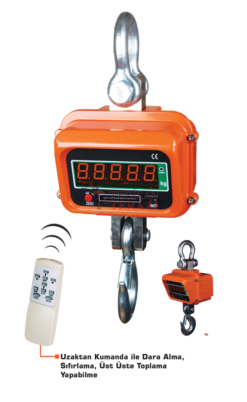 TEM VİNÇ BASKÜLÜ 3TON 1KG TARTIM CSH-SH