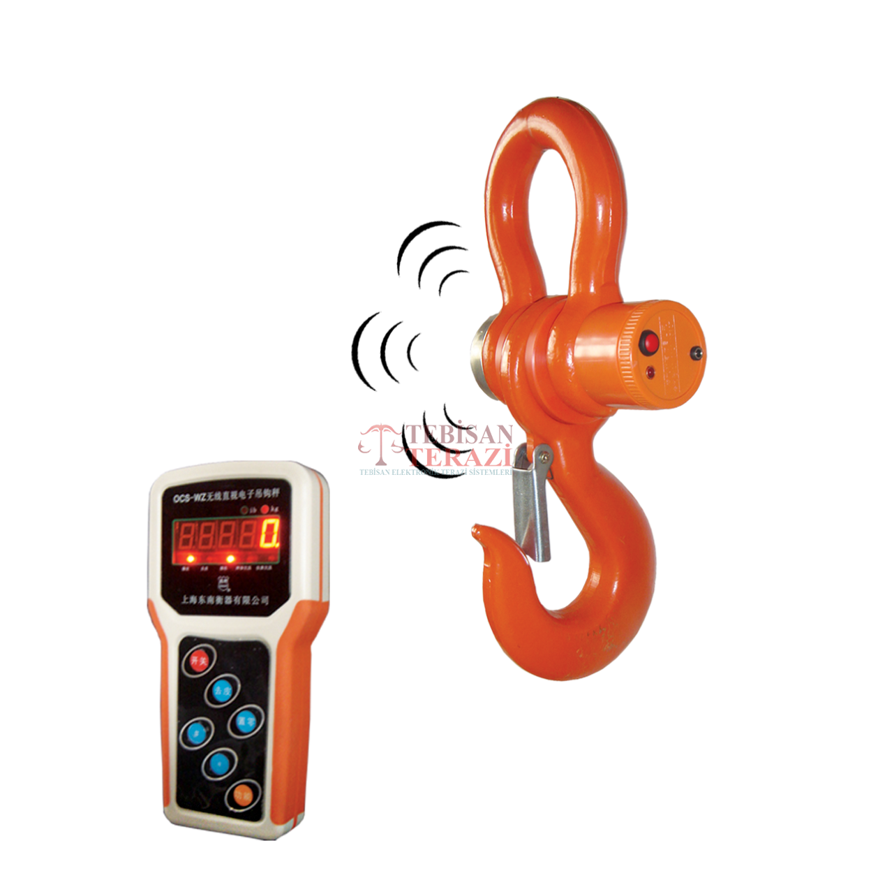 TEM VİNÇ BASKÜLÜ KABLOSUZ KUMANDALI 3TON 1KG TARTIM CSH-WD