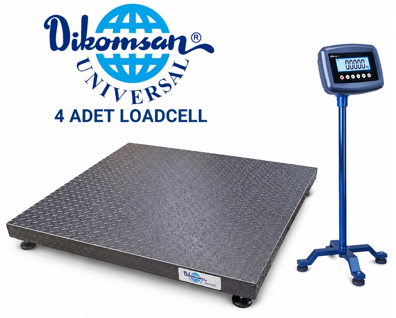DİKOMSAN CW 1500KGx200GR 120x150 AĞIR HİZMET TİPİ BASKÜL