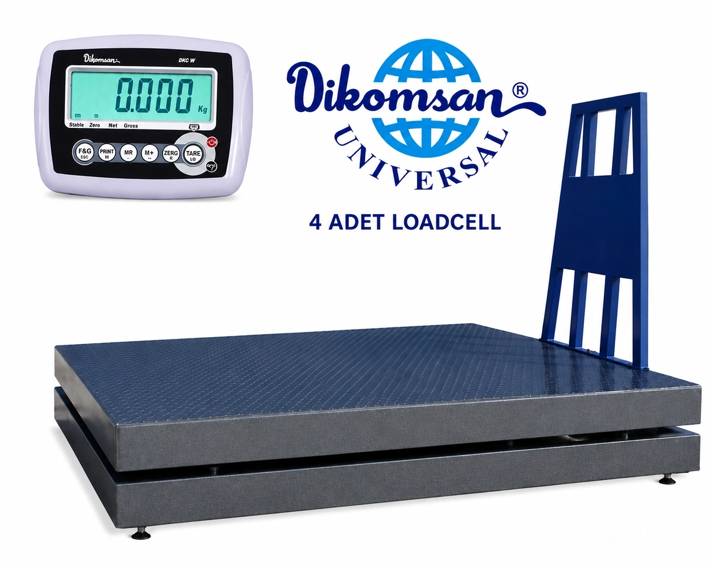 DİKOMSAN RCW 1500KGx500GR 150x200 AĞIR HİZMET TİPİ BASKÜL