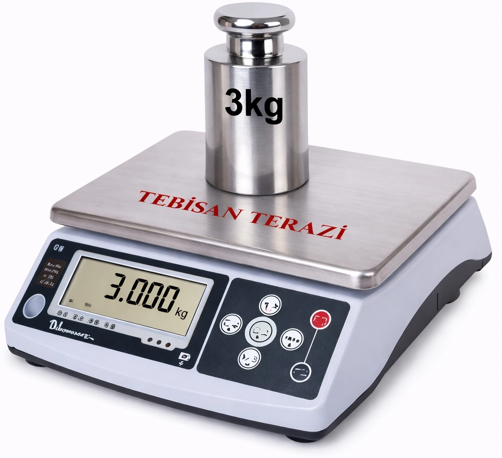 DİKOMSAN QW-H 3KG 0,05GR TARTIM TERAZİSİ