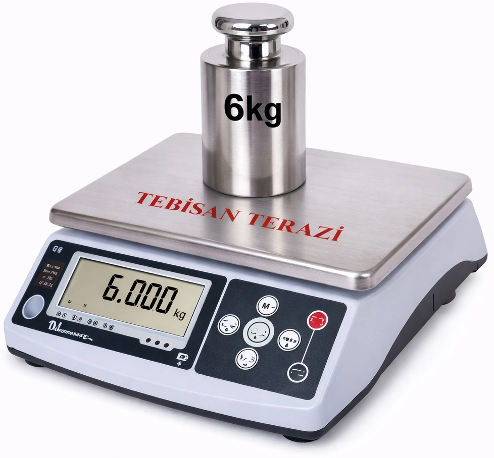 DİKOMSAN QW-U 6KG 0,02GR TARTIM TERAZİSİ