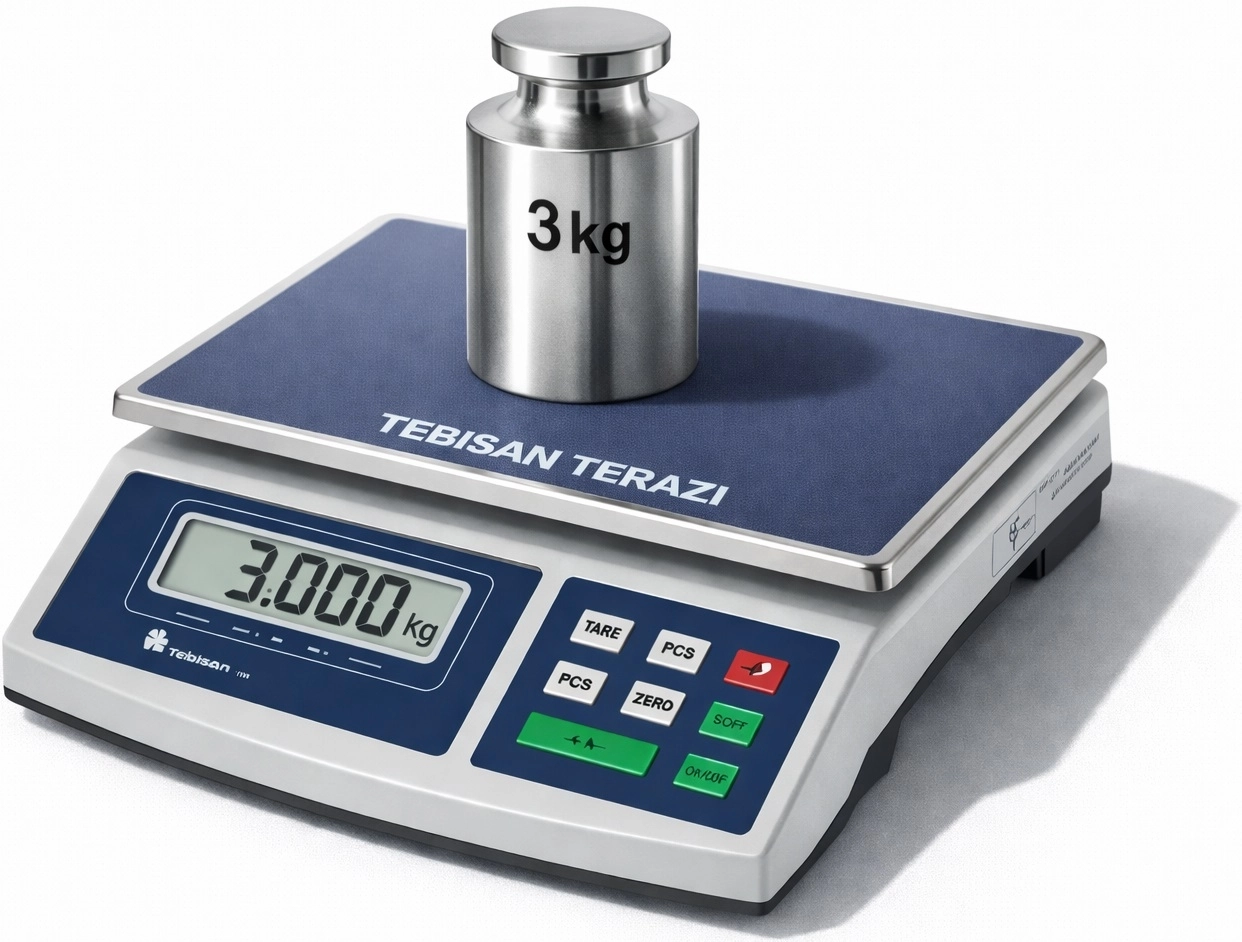 DİKOMSAN ACS-Z 3KG 0,1GR TARTIM TERAZİSİ