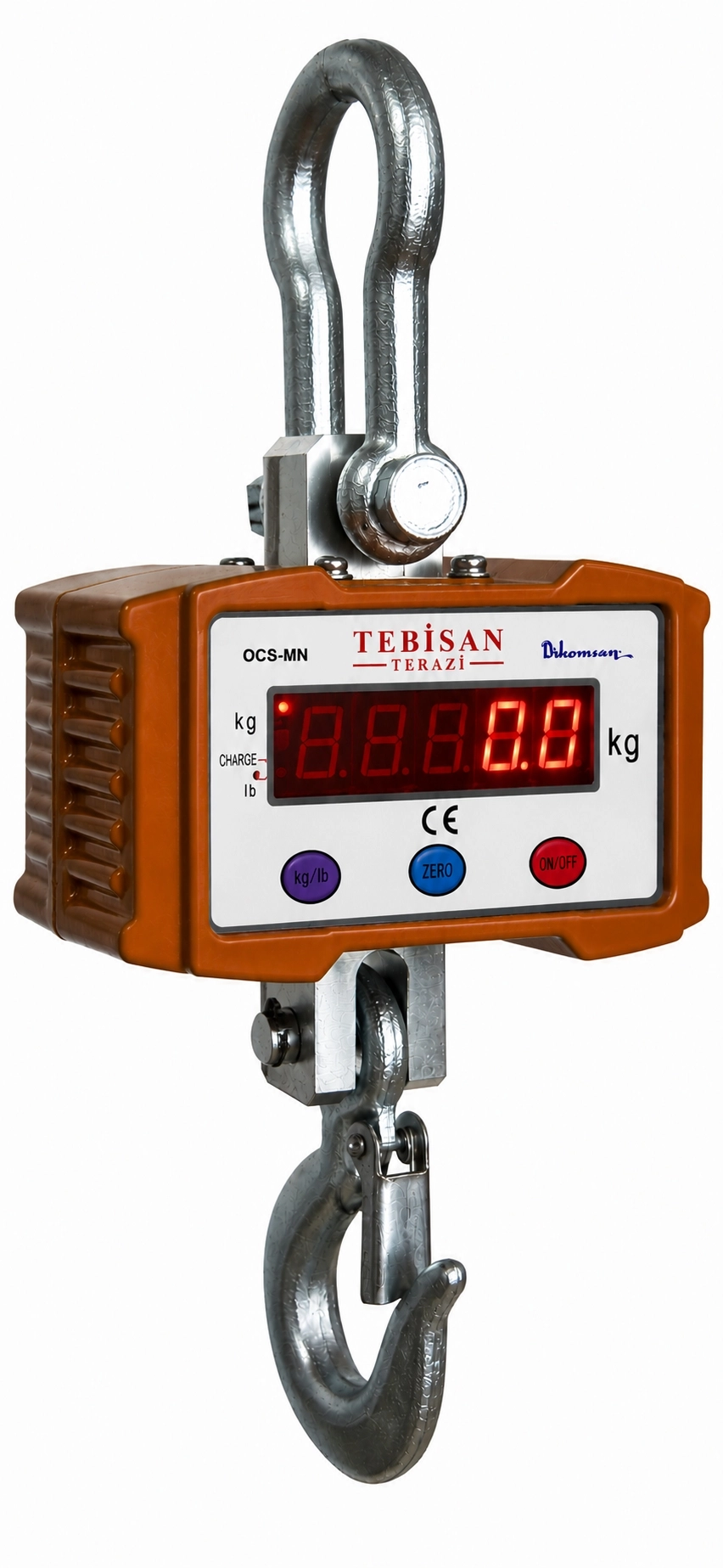 DİKOMSAN ÇENGEL BASKÜLÜ 500KG 100GR TARTIM OCS-MN
