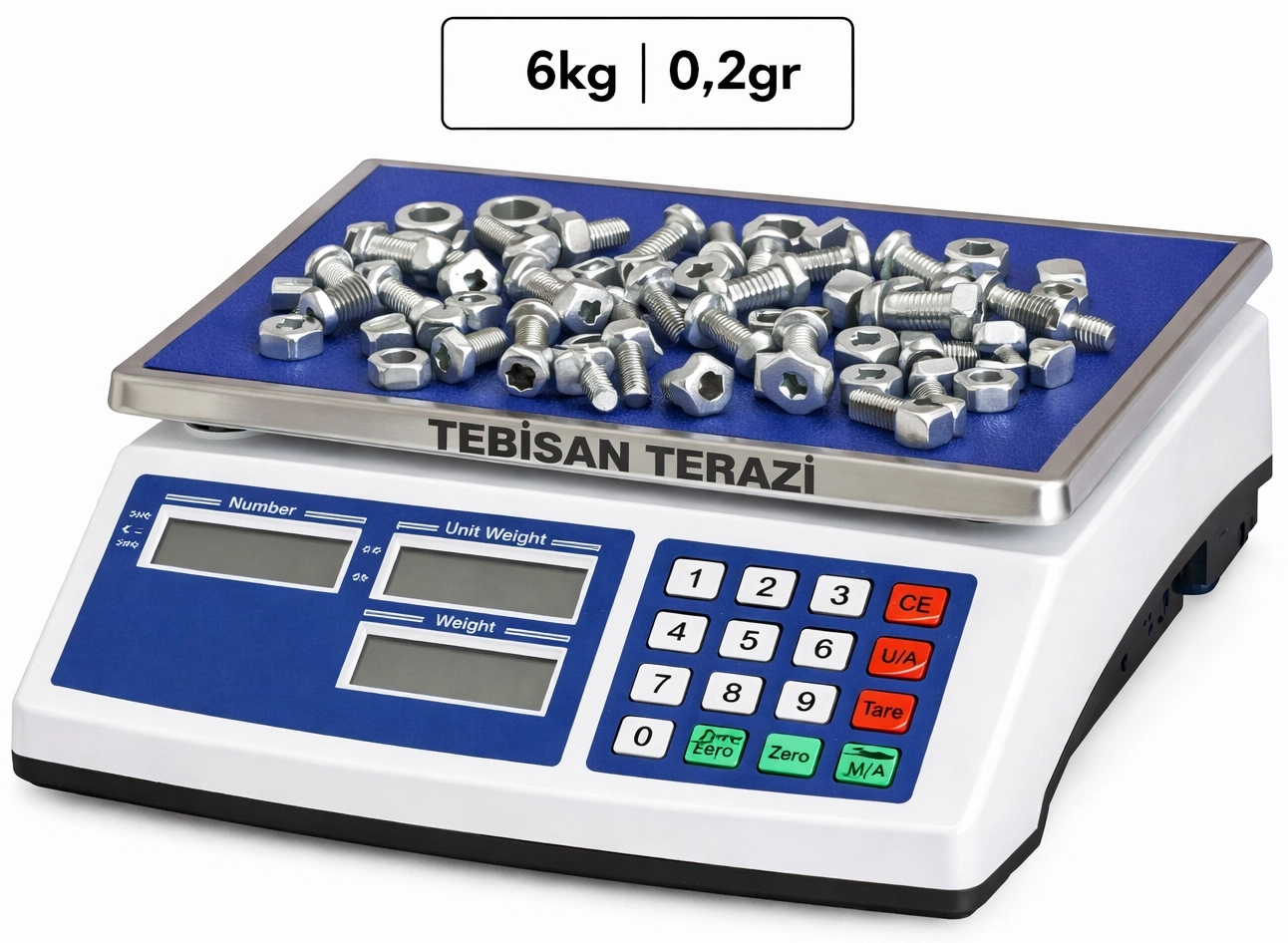 DİKOMSAN JCS-A 6KG 0,2GR SAYICI TERAZİ