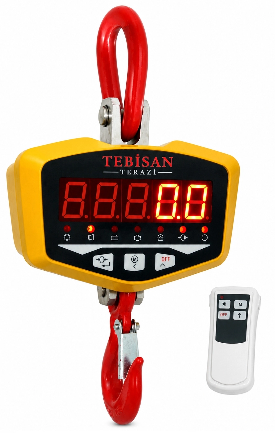 DİKOMSAN VİNÇ BASKÜLÜ 500KG 100GR TARTIM OCS-JC