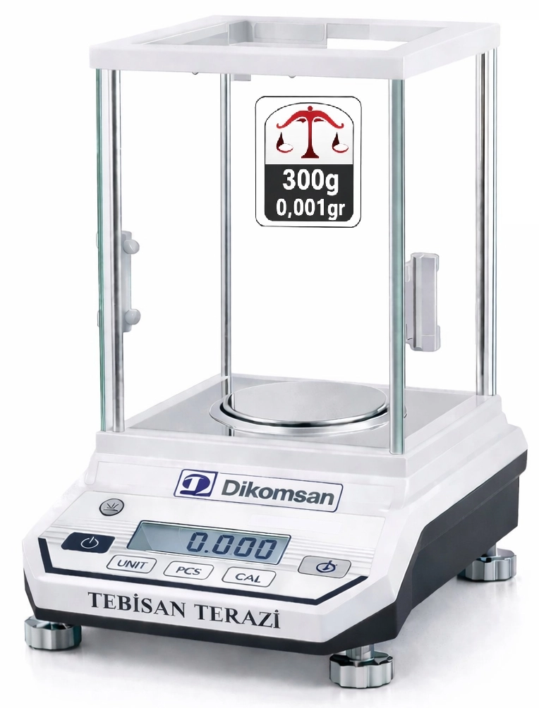DİKOMSAN EHB-300 300GR 0,001GR 1MG ANALİTİK HASSAS TERAZİ