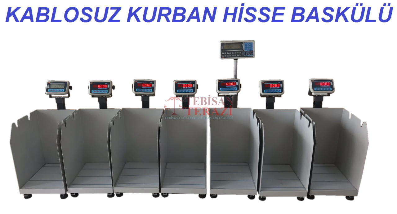TEM HİSSELİ BASKÜLÜ 150KG 20GR 40x50 7Lİ TARTIM EKO