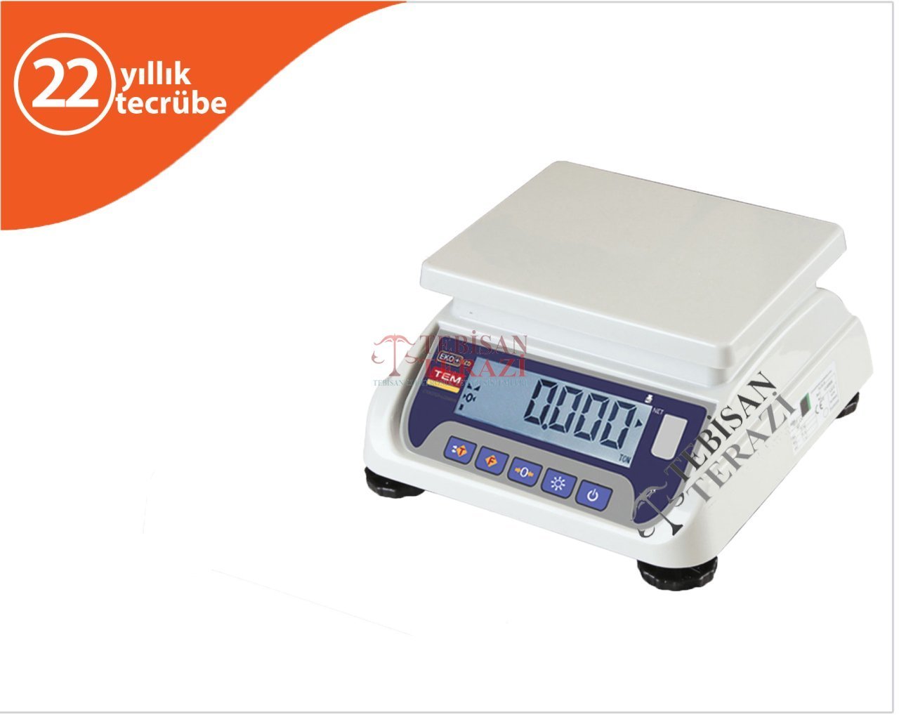 TEM EKO15 15KG 0,5GR TARTIM TERAZİSİ