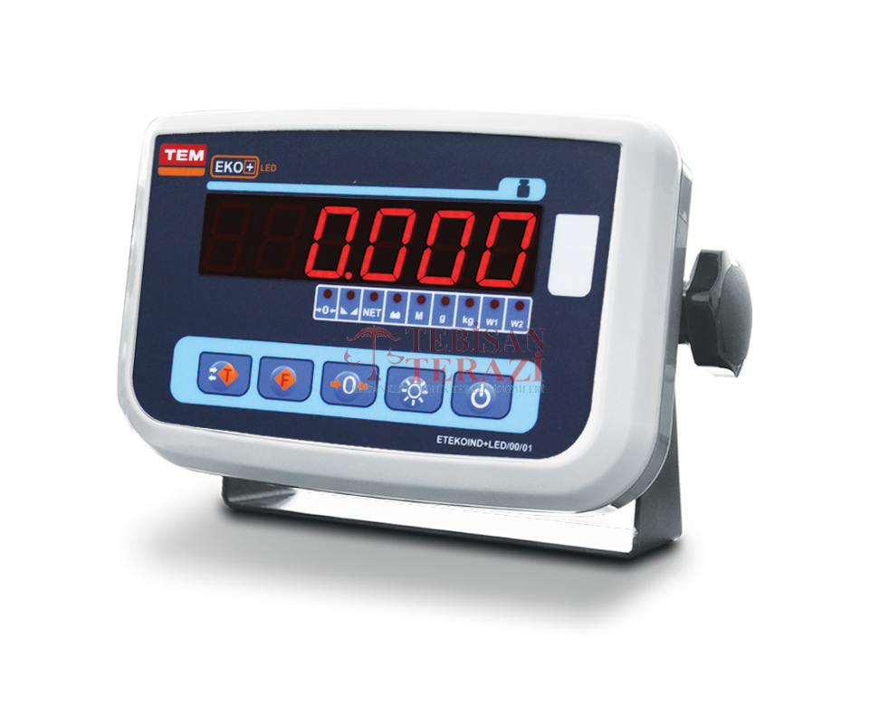 TEM EKO 30KG 5GR PASLANMAZ TERAZİ 28x35 CM