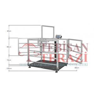 TEM CANLI HAYVAN BASKÜLÜ 600KG 100GR 70x100 KÜÇÜKBAŞ TARTIM EKO