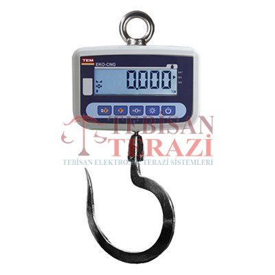 TEM ÇENGEL BASKÜLÜ 300KG 100GR KASAP KANCALI TARTIM EKO
