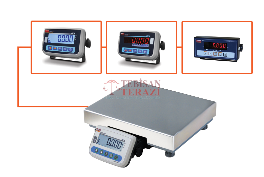 TEM EKO 120KG 20GR PASLANMAZ TERAZİ 28x35 CM