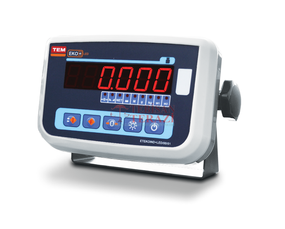 TEM EKO 15KG 2GR PASLANMAZ TERAZİ 28x35 CM