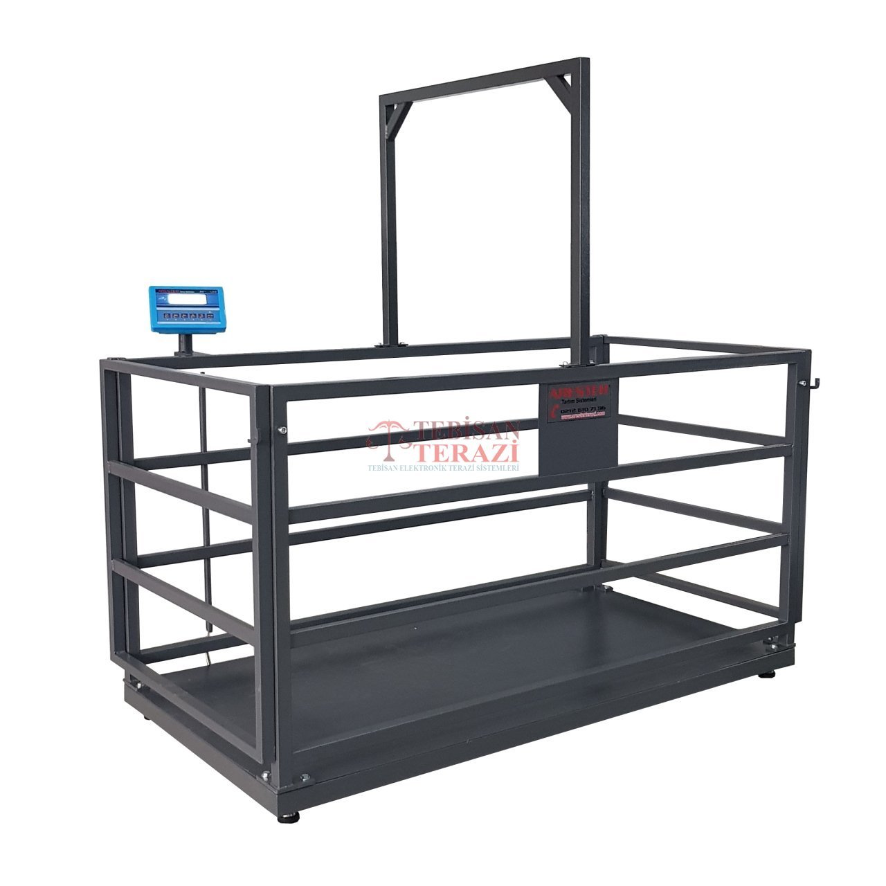 TEBİSAN HAYVAN BASKÜLÜ HİSSELİ KOVALI  150KG 20GR 40x50 TARTIM