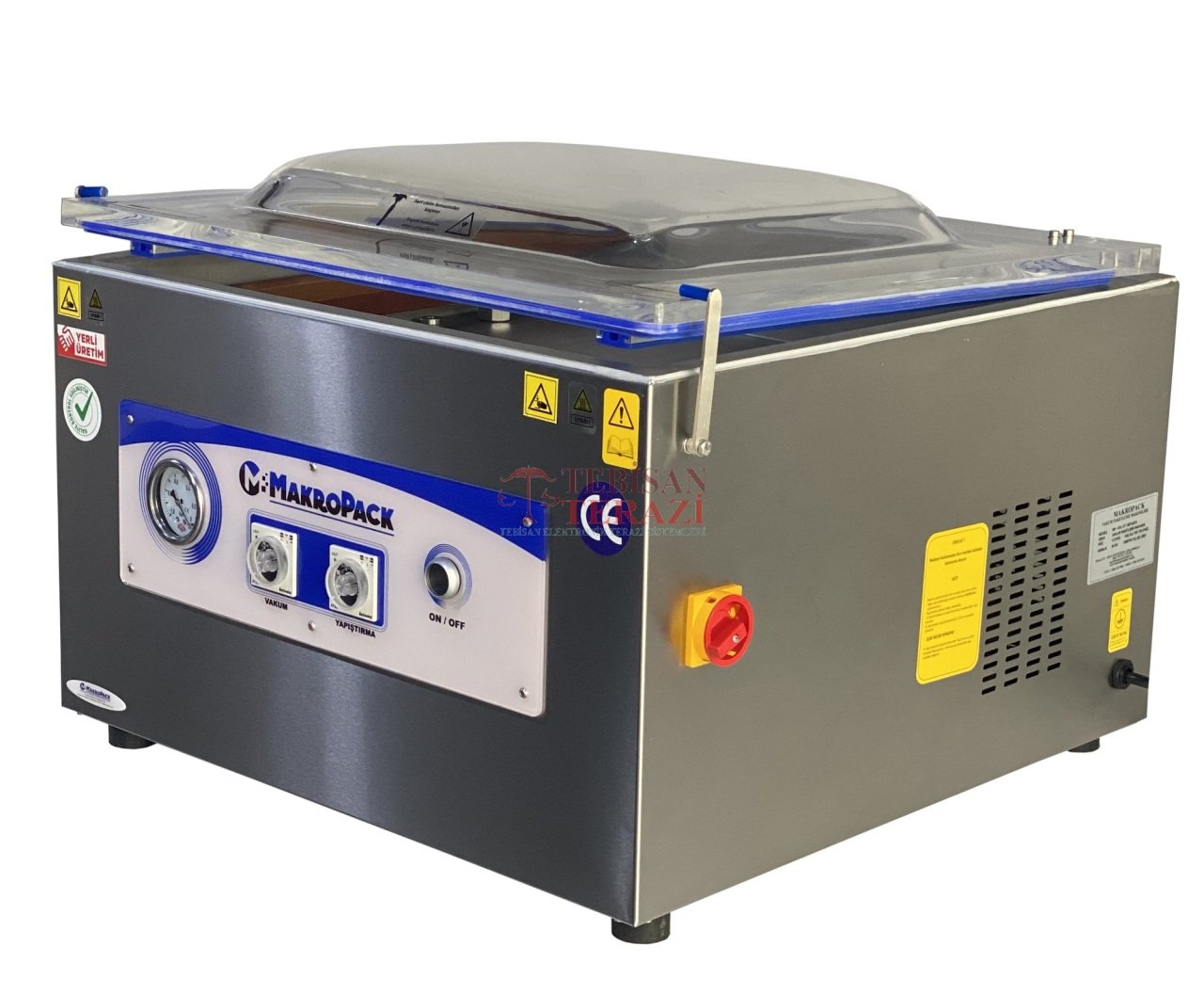 MAKROPACK 51+51 CM ÇİFT ÇENE SET ÜSTÜ VAKUM MAKİNASI