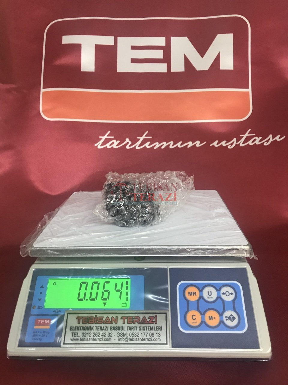 TEM MTC 30KG 1GR TARTIM TERAZİSİ