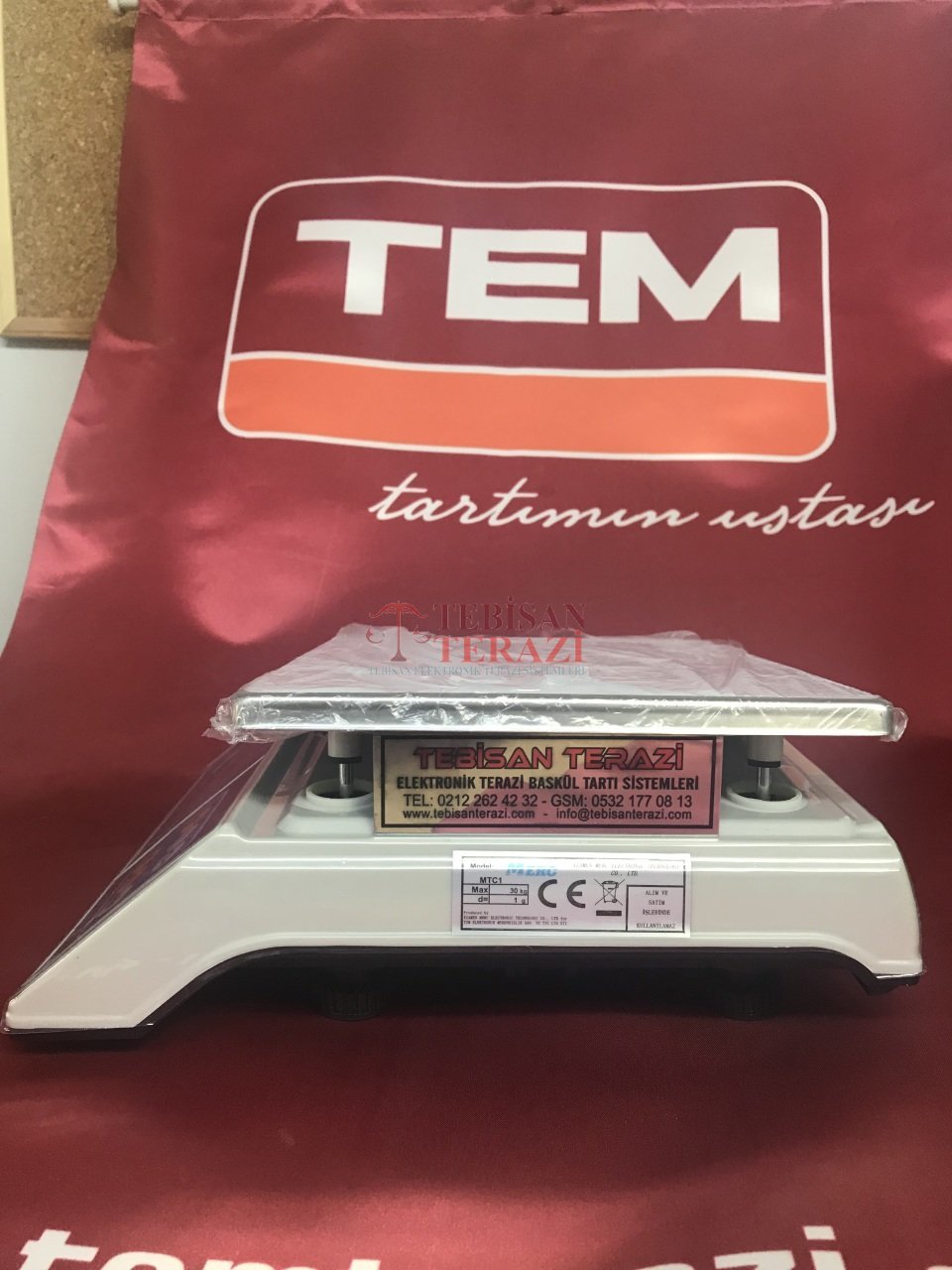 TEM MTC 30KG 1GR TARTIM TERAZİSİ