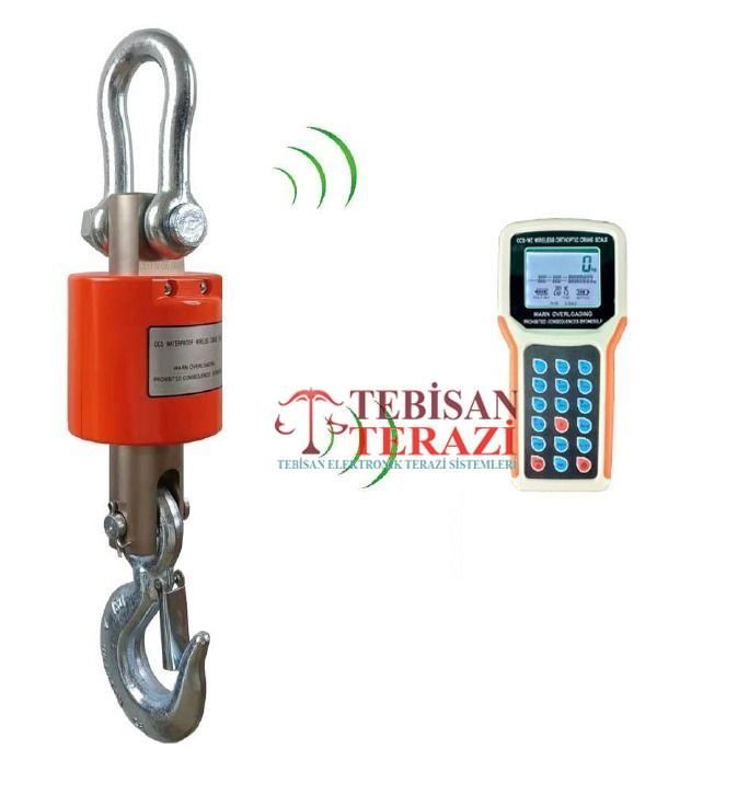 DİKOMSAN VİNÇ BASKÜLÜ KABLOSUZ KUMANDALI 10TON 5KG TARTIM OCS-RE